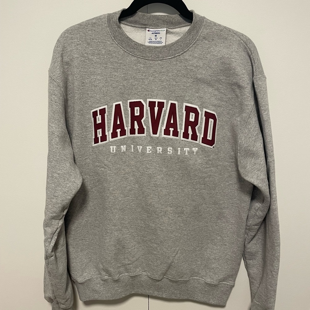 Harvard University Crew Neck - Light Gray